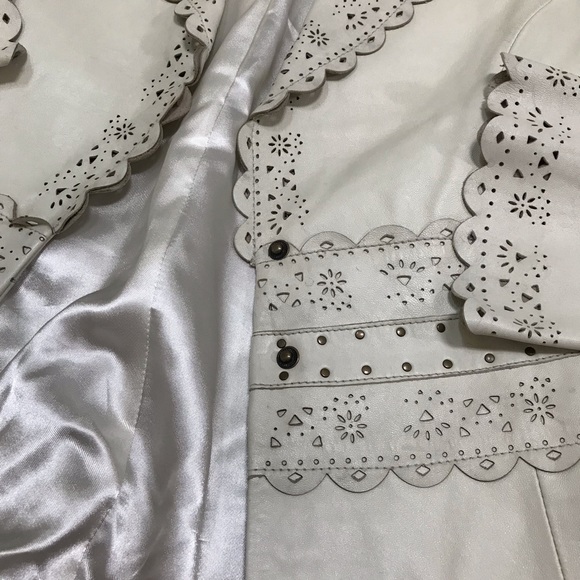 Georgiou Studio 💯 % Leather Jacket Size 2 - Picture 7 of 7